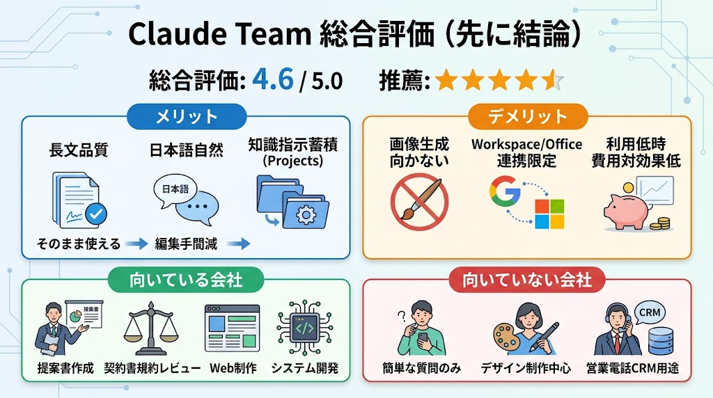 Claude Teamの総合評価