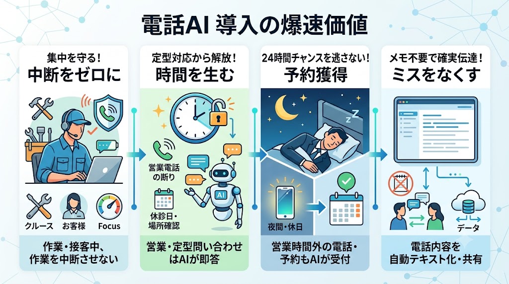 電話AIを導入すべき会社