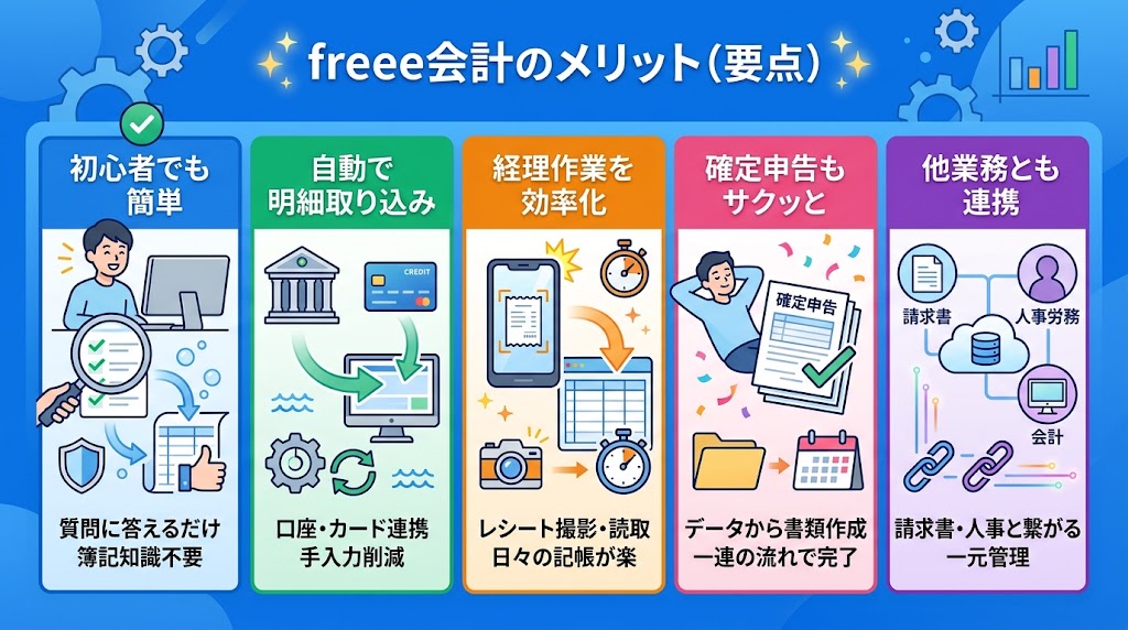 freee会計のメリット