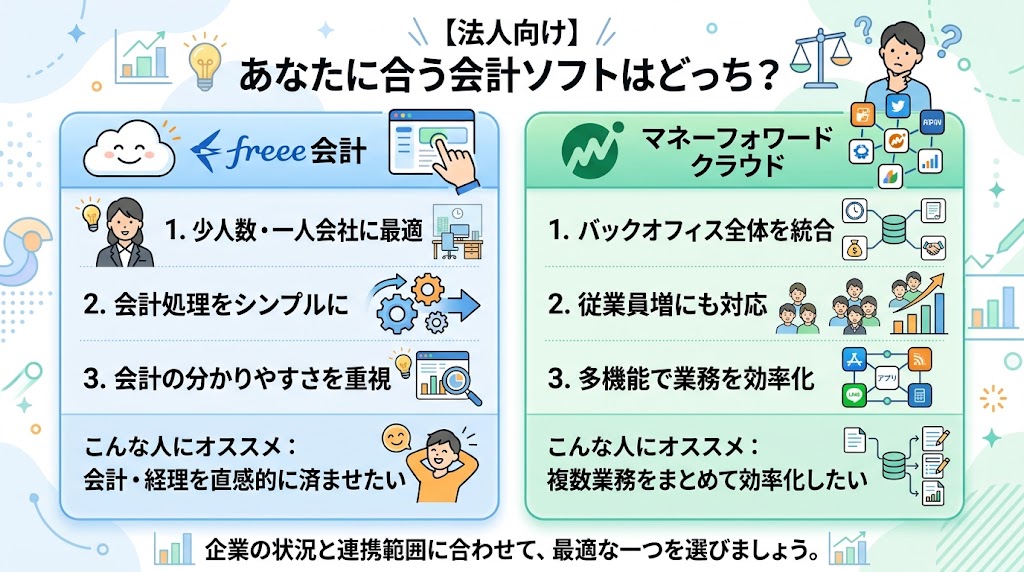 【法人向け】おすすめの会計ソフトはどれ?