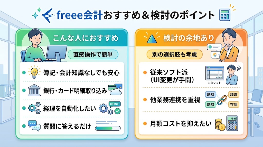 freee会計はこんな人におすすめ